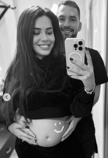 Andrija Zivkovic and Elizabeth are pregnant with their first child